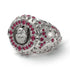 Ruby Wolf Gold Men's Fashion Ring - Eli No. 12 image 1