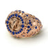 Sapphire Bespoke Elephant Men’s Fashion Ring  - Charles No. 14 image 1