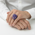Sapphire-Encrusted Skull Men's Fashion Ring - Jules No. 14 image 3