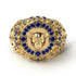 Sapphire Puma Gold Men's Fashion Ring - Santiago No. 13 image 2