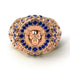 Sapphire Puma Gold Men's Fashion Ring - Santiago No. 14 image 2