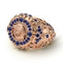 Sapphire Raven Gold Men's Fashion Ring - Nolan No. 14 image 1