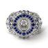 Sapphire Wolf Gold Men's Fashion Ring - Eli No. 15 image 2