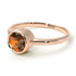 Solitaire Bezel Brown Diamond Ring - Emerson No. 1102 image 3