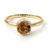Solitaire Bezel Brown Diamond Ring - Emerson No. 1101 image 1