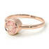 Solitaire Bezel Morganite Ring - Emerson No. 902 image 3
