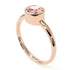 Solitaire Bezel Morganite Ring - Emerson No. 902 image 2