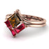 Stacking Princess Brown Diamond Ring - Elise No. 1111 image 3