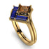 Stacking Princess Brown Diamond Ring - Elise No. 1113 image 1