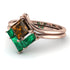 Stacking Princess Brown Diamond Ring - Elise No. 1105 image 3