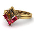 Stacking Princess Brown Diamond Ring - Elise No. 1110 image 3