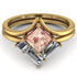 Stacking Princess Morganite Ring - Elise No. 901 image 1