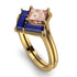 Stacking Princess Morganite Ring - Elise No. 913 image 1