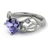 Tanzanite Blossom 14K Golden Nature Inspired Engagement Ring - Haley No. 203 image 1