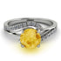 Twist Shank Citrine Engagement Ring - Maria No. 603 image 2