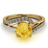 Twist Shank Citrine Engagement Ring - Maria No. 601 image 2