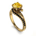 Twist Shank Citrine Engagement Ring - Maria No. 607 image 1