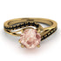 Twist Shank Morganite Engagement Ring - Maria No. 907 image 2