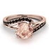 Twist Shank Morganite Engagement Ring - Maria No. 908 image 2