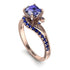 Twist Shank Tanzanite Engagement Ring - Maria No. 214 image 1