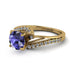 Twist Shank Tanzanite Engagement Ring - Maria No. 201 image 3