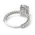 Diamond Twisted Band Halo Engagement Ring - Avianna No. 3 image 4