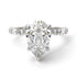 Pear-Cut Diamond Halo Engagement Ring - Nylah No. 3 image 3
