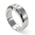 Princess Cut Diamond Solitaire Wedding Band - Lane No. 3 image 2