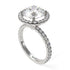 Round Cut Diamond Halo Engagement Ring - Charleigh No. 3 image 1