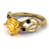 Yellow Diamond Blossom 14K Golden Nature Inspired Engagement Ring - Haley No. 1007 image 1