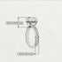 Ruby Twisted Band Halo Engagement Ring - Avianna No. 70 image 4
