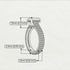 Radiant Cut Sapphire Pave Engagement Ring - Kenzie No. 73 image 4