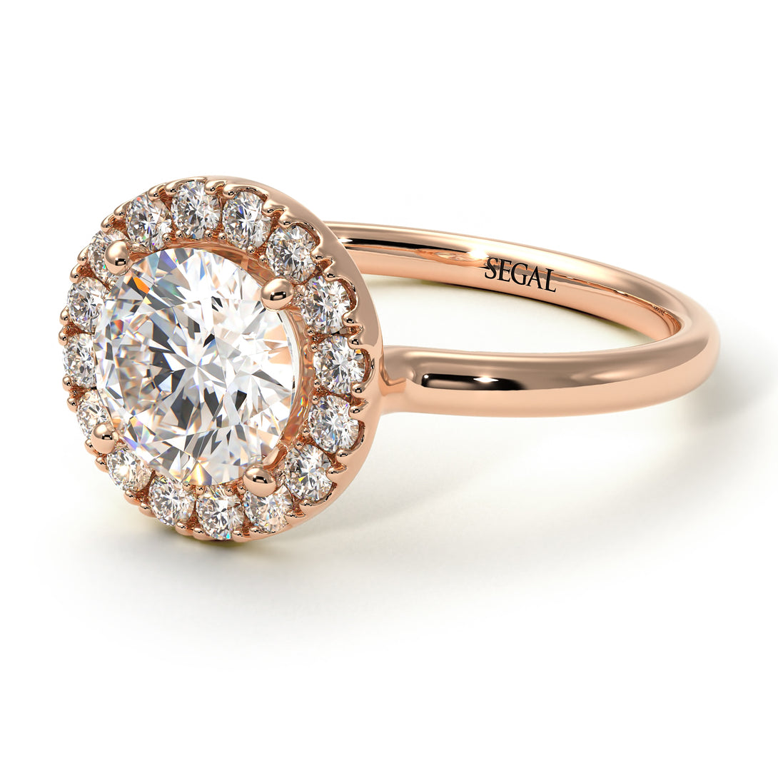 1ct Round Diamond Engagement Ring - Natalia No. 2