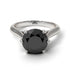 3ct Black Diamond Engagement Ring - June No. 9 image 3