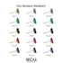 Hidden Halo Emerald Cut Sapphire Earrings  - Vanessa No. 29 image 5