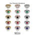 0.8 Carat Emerald Halo Bridal Set - Pamela No. 50 image 5
