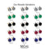 Hidden Halo Black Diamond Earrings - Rosalie No. 67 image 5