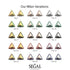 Triangle Black Diamond Earrings Geometrical - Milan No. 7 image 8