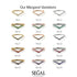 Minimalist V Diamond Ring - Margaret No. 2 image 12
