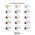 Classic Sapphire Ring With Hidden Stones - Elliana No. 13 image 5