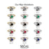 Princess Cut Mix Black Diamond Ring - Mya No. 8 image 5