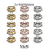 Architectural Hidden Emerald Wedding Band - Noah No. 4 image 5