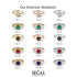 Two Tones Solitaire Bezel Black Diamond Ring - Emerson No. 19 image 11
