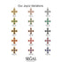 Equilateral Black Diamond Cross Necklace - Jayce No. 8 image 2
