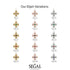 Jerusalem Black Diamond Cross Necklace - Elijah No. 7 image 2