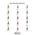 Hidden Halo Black Diamond Necklace - Rosalie No. 8 image 4