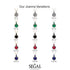 Hidden Halo Black Diamond Necklace - Joanna No. 38 image 4