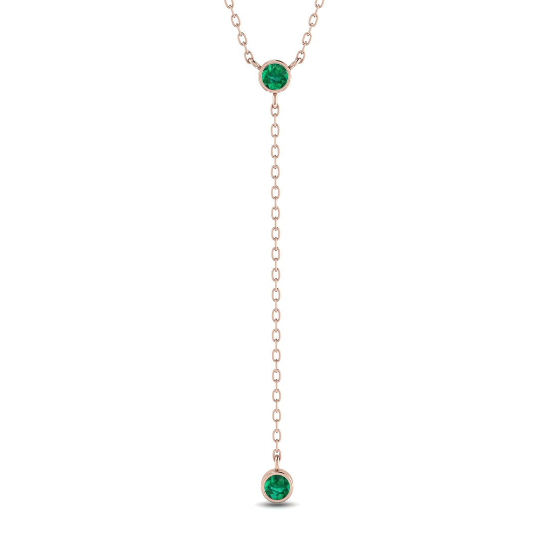 Emerald Tie Necklace - Alma No. 5