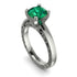 Vintage Solitaire Emerald Ring - Vera No. 6 image 1