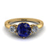 Classic 3 Stone Sapphire Engagement Ring - Sofia No. 13 image 1
